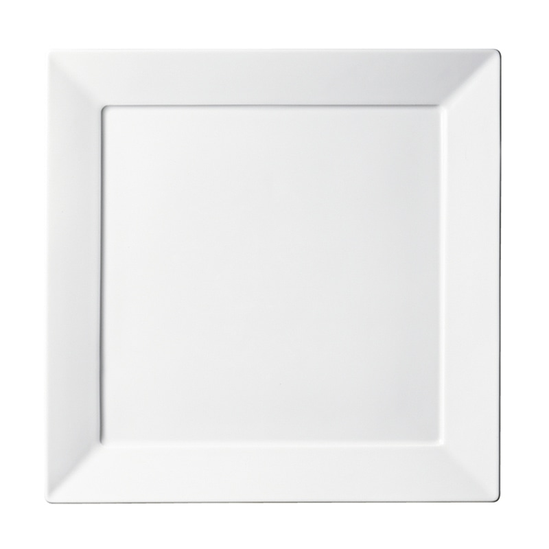 ミヤザキ食器 エムスタイル マグネシア グランデ・アリア スクエアプレート 30cm MG3021GAWH 1個（ご注文単位1個）【直送品】