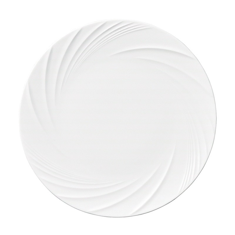 ミヤザキ食器 エムスタイル マグネシア ベール プレート 25.5cm MG2561VEWH 1個（ご注文単位4個）【直送品】