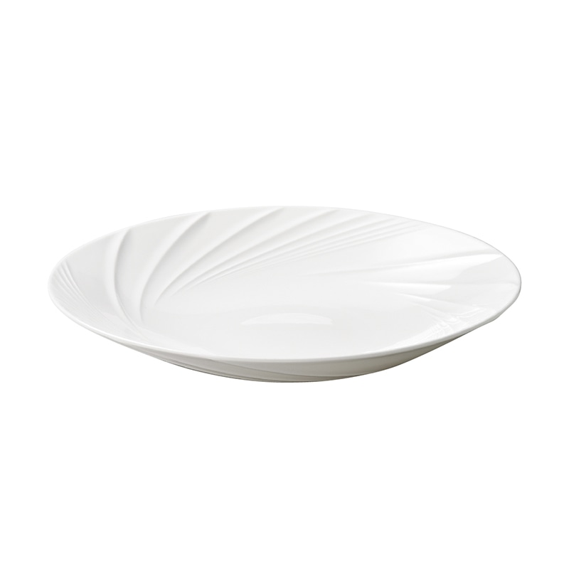 ミヤザキ食器 エムスタイル マグネシア ベール クーププレート 24.5cm MG2402VEWH 1個（ご注文単位4個）【直送品】