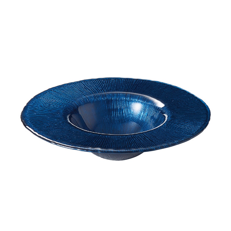 ミヤザキ食器 エムスタイル フィラ リムボール 22cm ブルー FL2203BL 1個（ご注文単位2個）【直送品】
