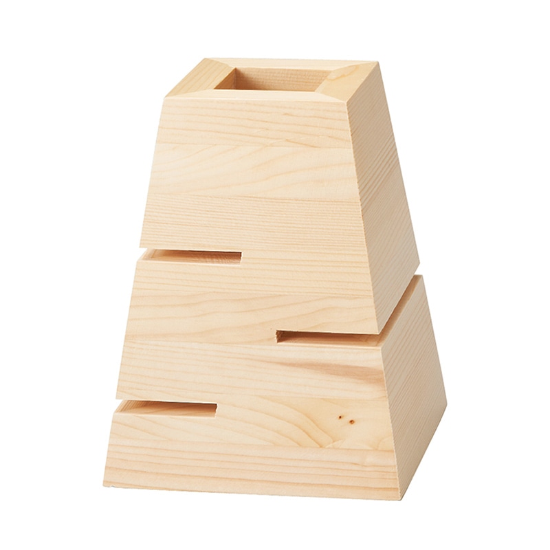 ミヤザキ食器 エムスタイル 木製ライザー H250mm ナチュラル RS2519NA 1個（ご注文単位1個）【直送品】