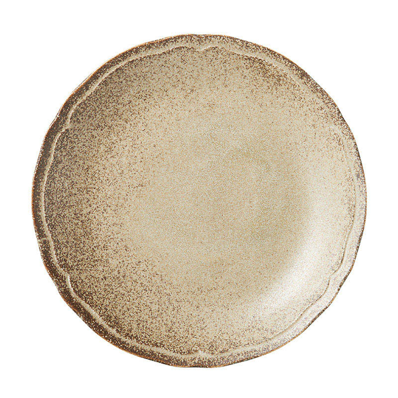 ミヤザキ食器 エムスタイル 梨花 プレート 26cm ベージュ RN2601BE 1個（ご注文単位6個）【直送品】