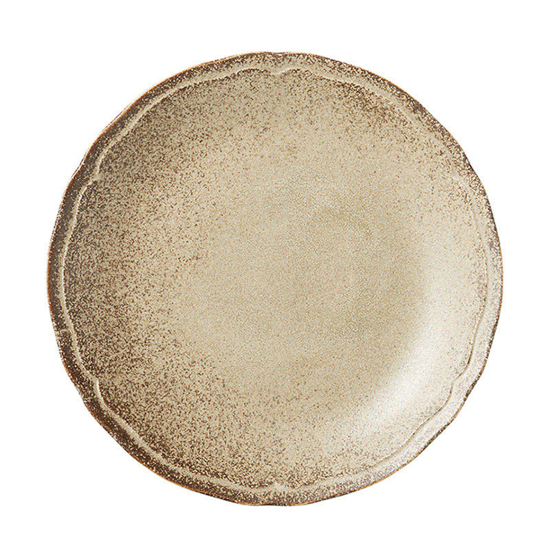 ミヤザキ食器 エムスタイル 梨花 プレート 24cm ベージュ RN2401BE 1個（ご注文単位6個）【直送品】