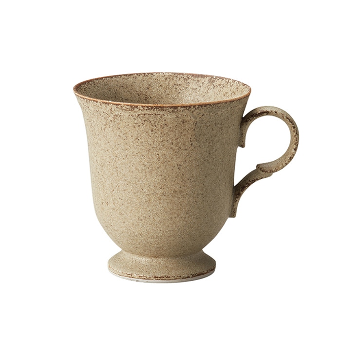 ミヤザキ食器 エムスタイル 梨花 マグ 300cc ベージュ RN0114BE 1個（ご注文単位6個）【直送品】