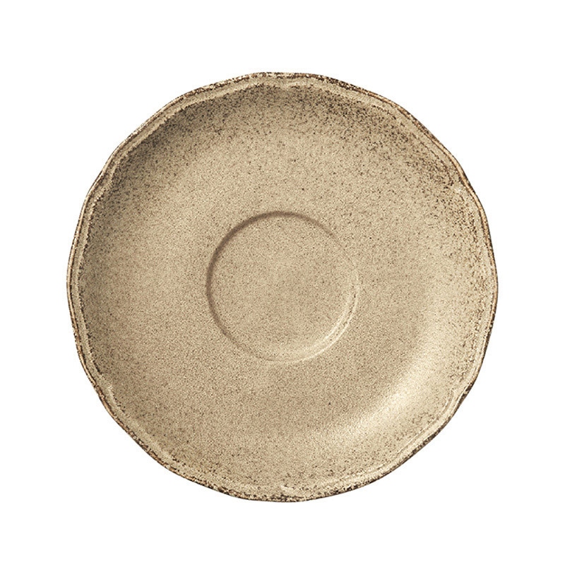 ミヤザキ食器 エムスタイル 梨花 ソーサー ベージュ RN0105BE 1個（ご注文単位6個）【直送品】