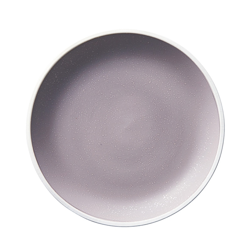 ミヤザキ食器 エムスタイル アンジー プレート 19cm マットパープル AG1901PU 1個（ご注文単位6個）【直送品】