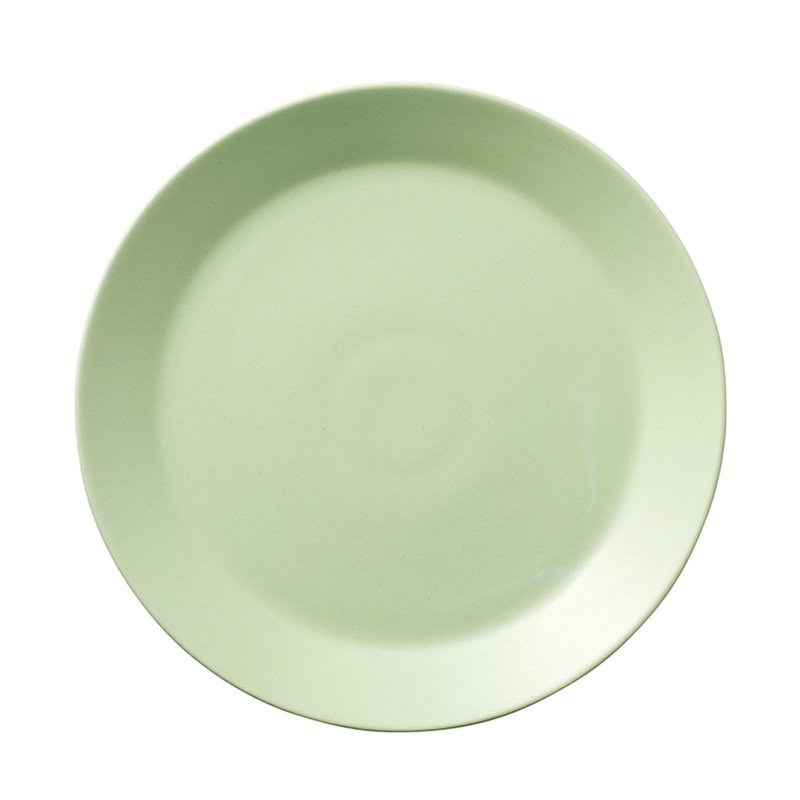 ミヤザキ食器 エムスタイル ライク プレート 21.5cm グリーン LK2101GR 1個（ご注文単位3個）【直送品】