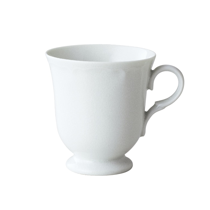 ミヤザキ食器 エムスタイル 梨花 マグ 300cc ホワイト RN0114WH 1個（ご注文単位6個）【直送品】