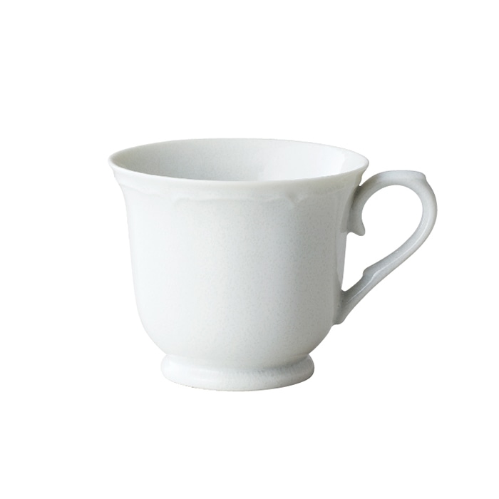 ミヤザキ食器 エムスタイル 梨花 カップ ホワイト RN0104WH 1個（ご注文単位6個）【直送品】