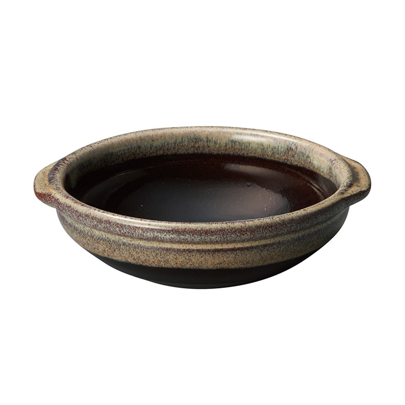 ミヤザキ食器 エムスタイル エルモ 両手付きボール 22cm ダークブラウン EL2248DB 1個（ご注文単位8個）【直送品】