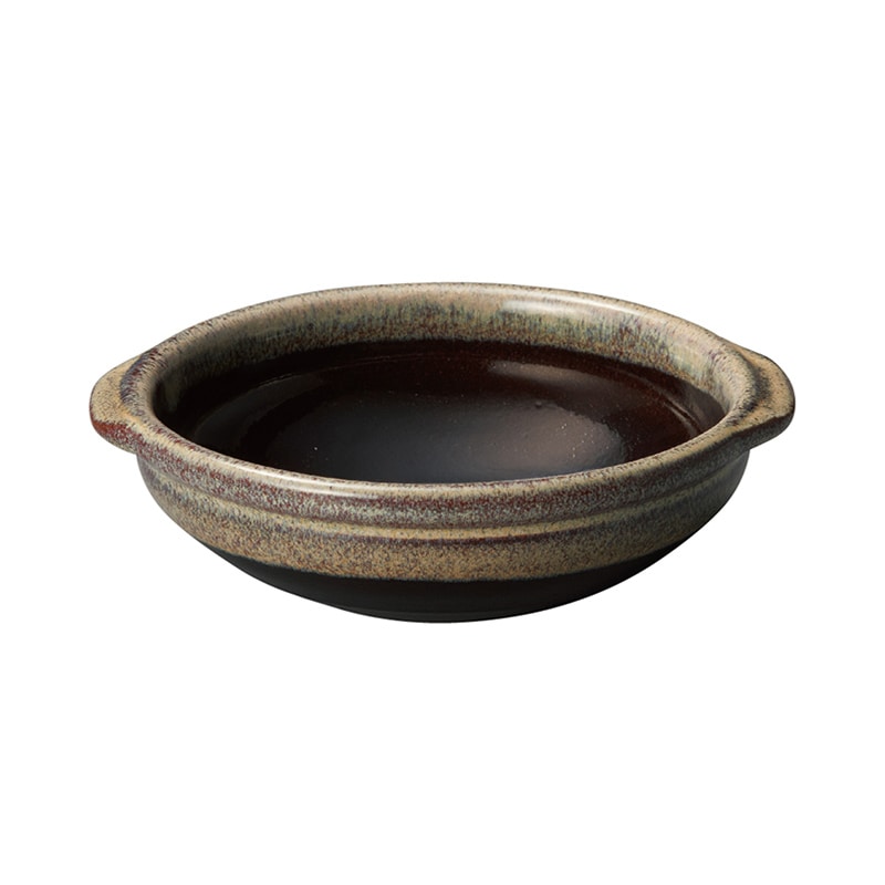 ミヤザキ食器 エムスタイル エルモ 両手付きボール 17cm ダークブラウン EL1748DB 1個（ご注文単位20個）【直送品】