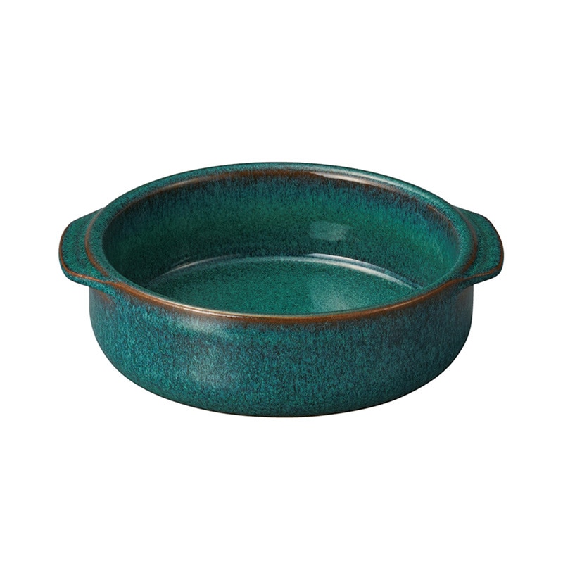 ミヤザキ食器 エムスタイル エルモ 両手キャセロール 15.5cm フォレストグリーン EL1508GR 1個（ご注文単位24個）【直送品】