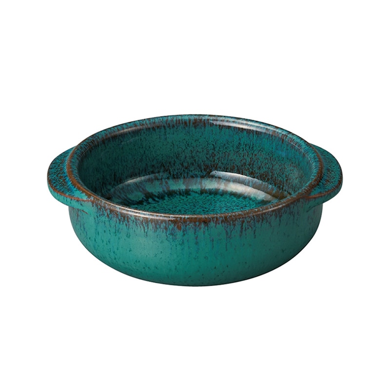 ミヤザキ食器 エムスタイル エルモ 両手キャセロール 13cm フォレストグリーン EL1308GR 1個（ご注文単位36個）【直送品】