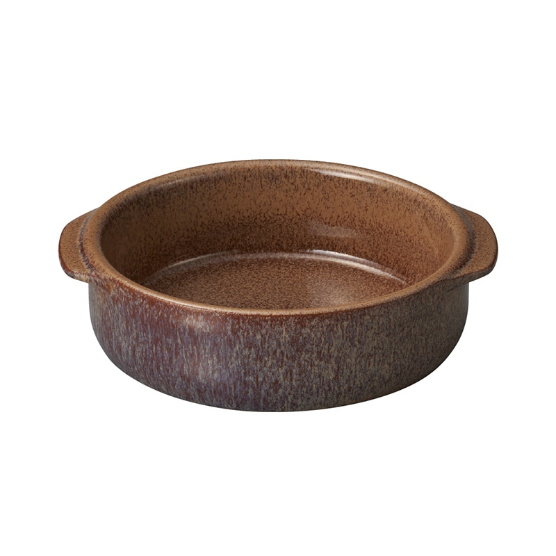 ミヤザキ食器 エムスタイル エルモ 両手キャセロール 15.5cm マロンブラウン EL1508BR 1個（ご注文単位24個）【直送品】