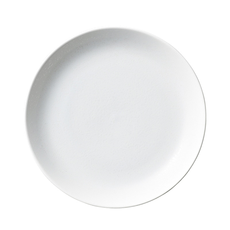 >ミヤザキ食器 エムスタイル アンジー プレート 19cm マットホワイト AG1901MW 1個(ご注文単位6個)【直送品】