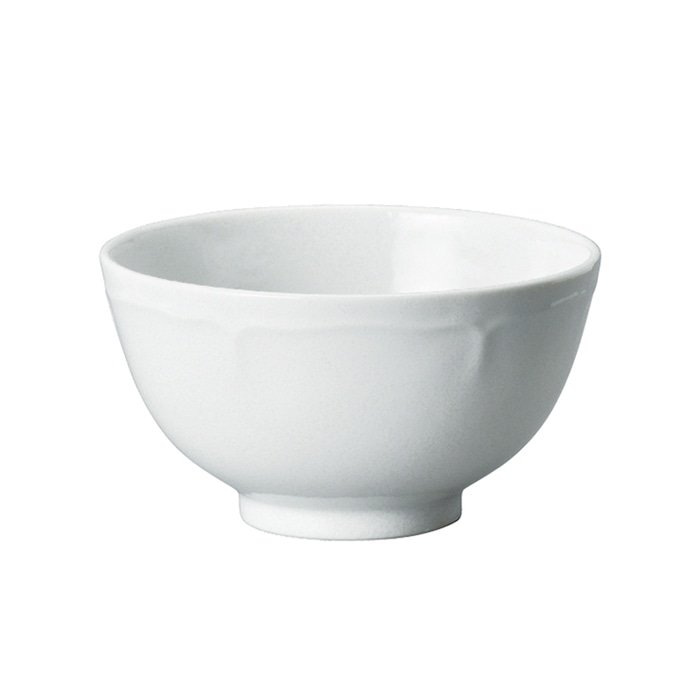 ミヤザキ食器 エムスタイル 梨花 ライスボール 11cm ホワイト RN1113WH 1個（ご注文単位6個）【直送品】