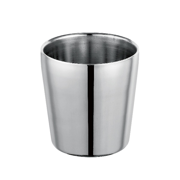 ミヤザキ食器 エムスタイル ステンレスカップ ダブルウォール 350cc シャイン RS0114 1個（ご注文単位8個）【直送品】