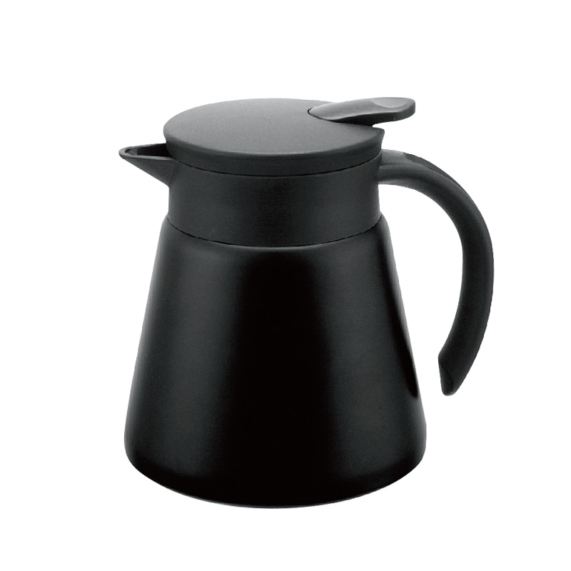 ミヤザキ食器 エムスタイル ステンレスポット 0.6L ブラック RS0106BK 1個（ご注文単位40個）【直送品】