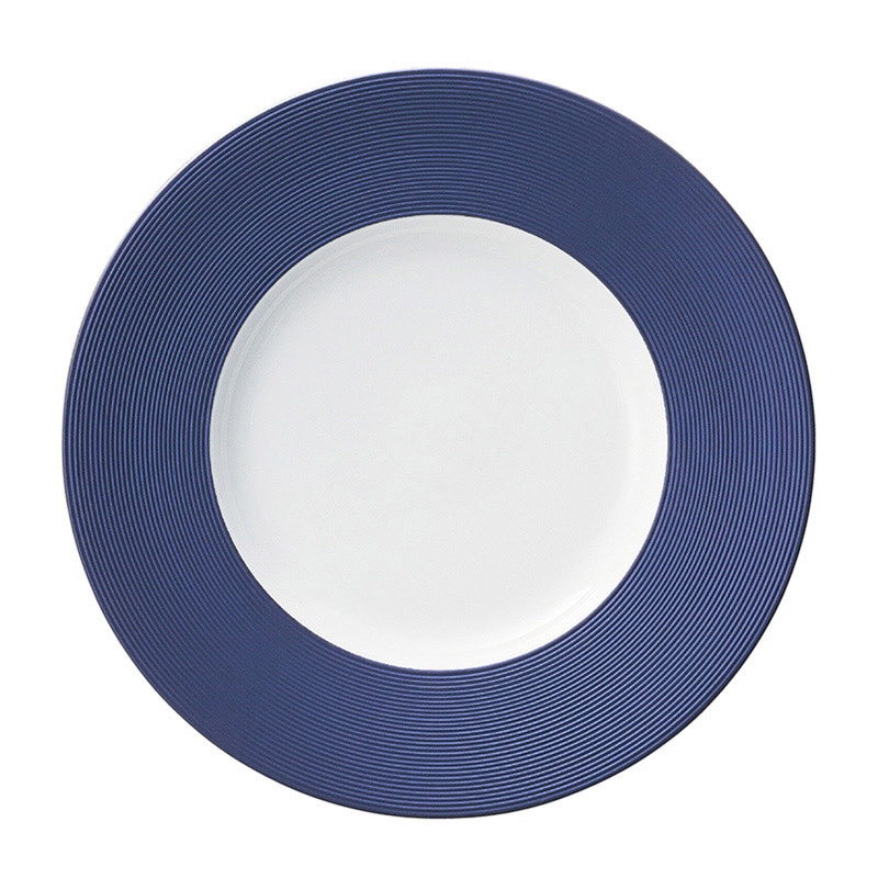 ミヤザキ食器 エムスタイル イルデパン カラー プレート 28cm ネイビーブルー XIL2801NB 1個（ご注文単位4個）【直送品】