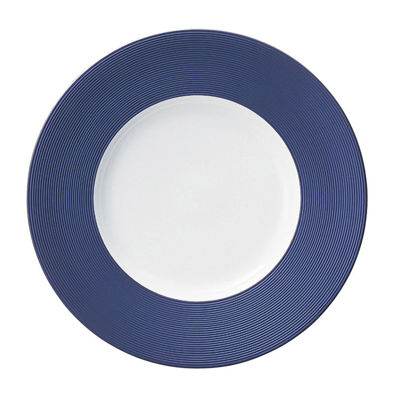 ミヤザキ食器 エムスタイル イルデパン カラー プレート 31cm ネイビーブルー XIL3101NB 1個（ご注文単位12個）【直送品】