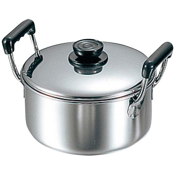 玉虎堂製作所 MA 18-0 深型 ソースポット 両手 23cm 1個(ご注文単位1個)【直送品】