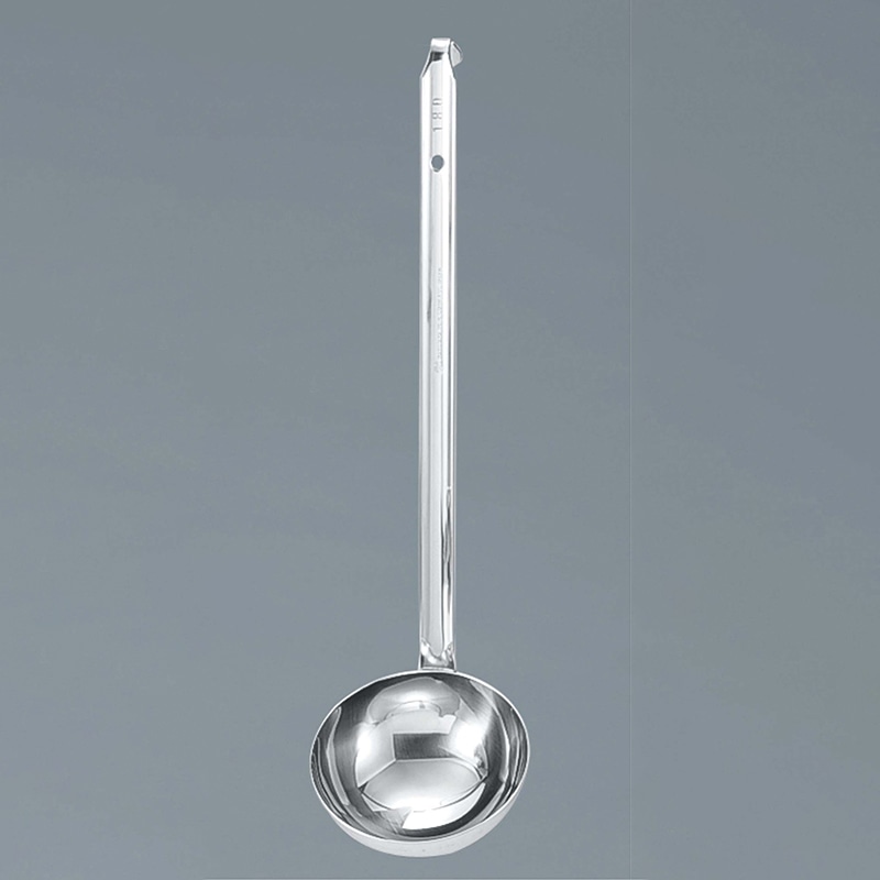 玉虎堂製作所 MA　18-8　ろう付け　スープレードル 360cc  1個（ご注文単位1個）【直送品】