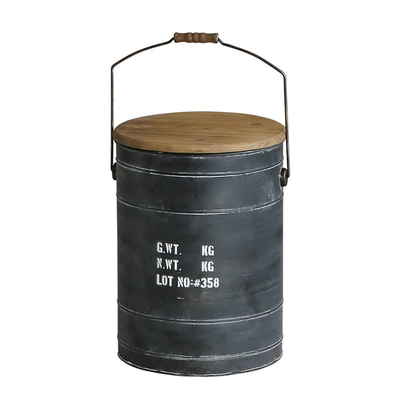 アビテ タブレビドン・ボックススツール ブラック WO-501-BK 1個（ご注文単位1個）【直送品】