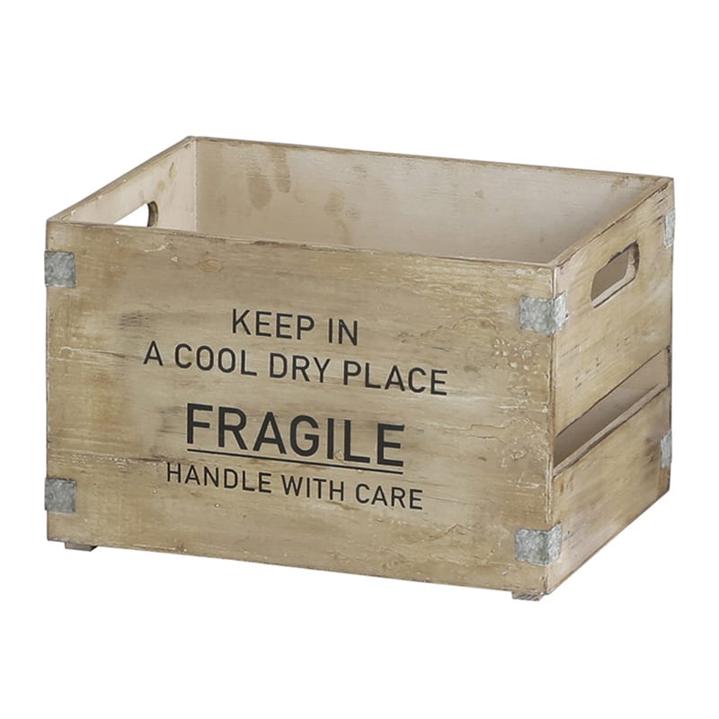 アビテ フラジール・スタッキングボックス L ナチュラル WE-906-NA 1個（ご注文単位1個）【直送品】