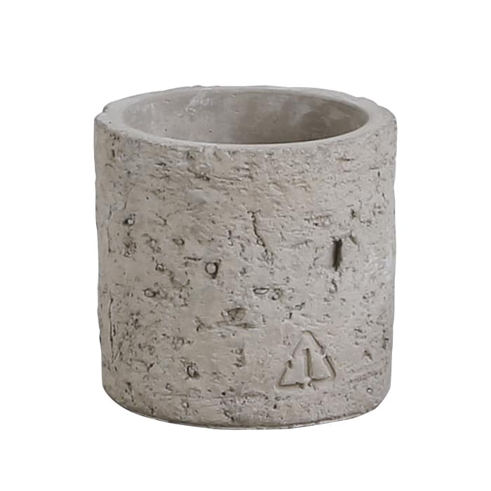 アビテ ブリック・ラウンドポット L ナチュラル JLA-604-NA 1個（ご注文単位4個）【直送品】