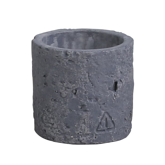 アビテ ブリック・ラウンドポット L グレー JLA-604-GY 1個（ご注文単位4個）【直送品】