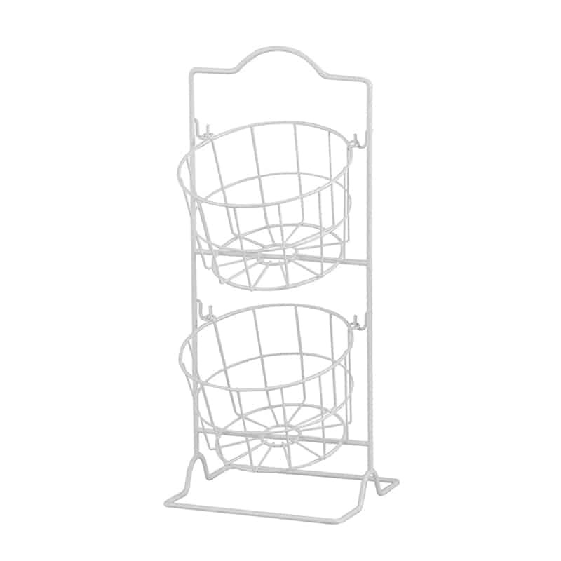 アビテ アーチ・ラウンドバスケット アイボリー FI-601-IV 1個（ご注文単位1個）【直送品】