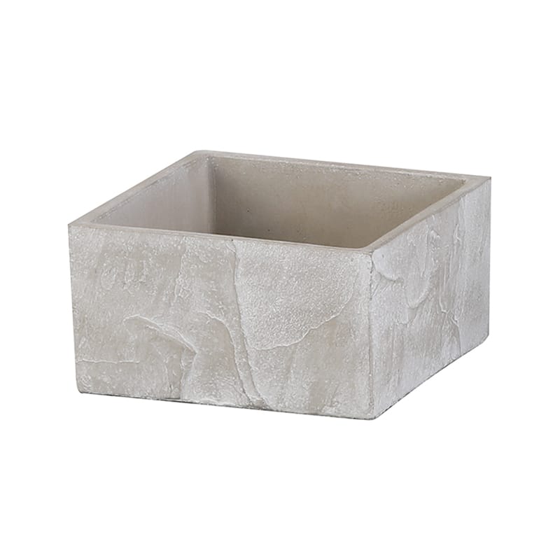 アビテ クーシュ・スクエアポット ホワイト GG-602-WH 1個（ご注文単位6個）【直送品】