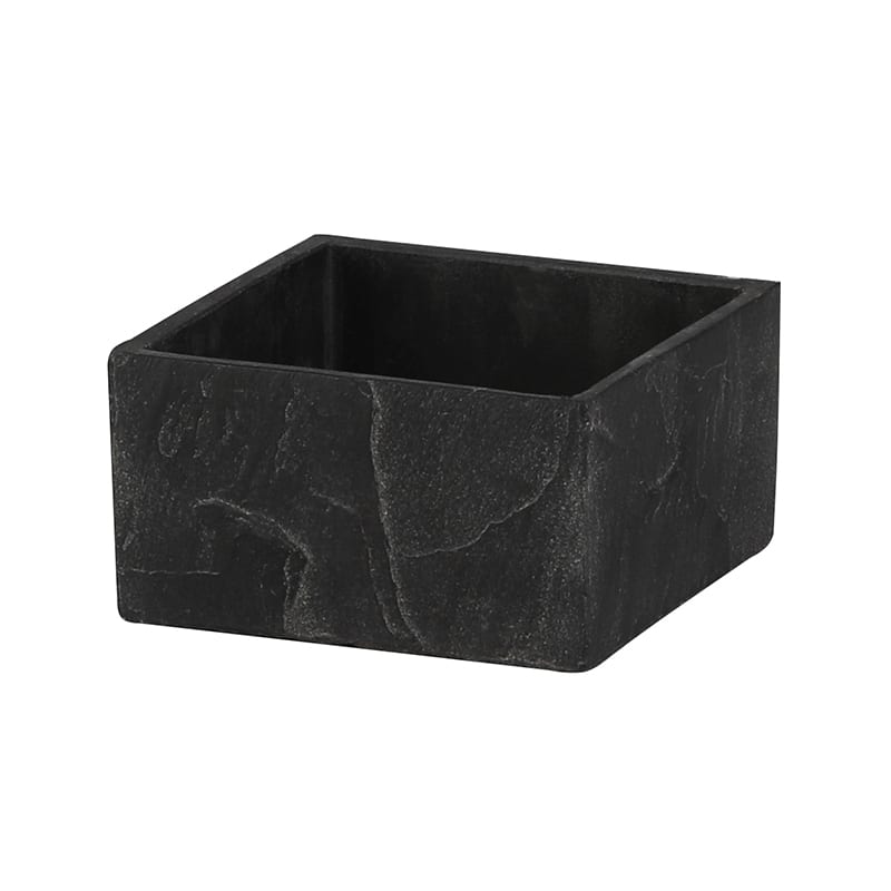 アビテ クーシュ・スクエアポット ブラック GG-602-BK 1個（ご注文単位6個）【直送品】