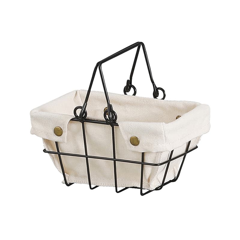 アビテ ワイヤーファブリックバスケット・3 3S アイボリー FW-701-IV 1個（ご注文単位1個）【直送品】