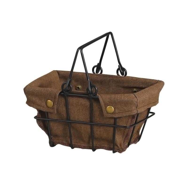 アビテ ワイヤーファブリックバスケット・3 3S ブラウン FW-701-BR 1個（ご注文単位1個）【直送品】