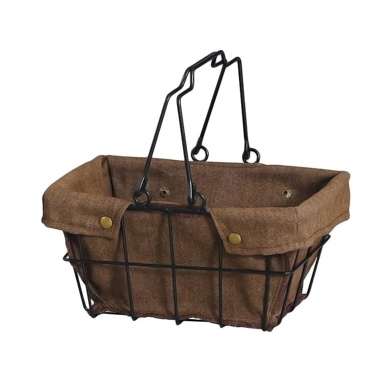 アビテ ワイヤーファブリックバスケット・2 2S ブラウン FW-702-BR 1個（ご注文単位1個）【直送品】