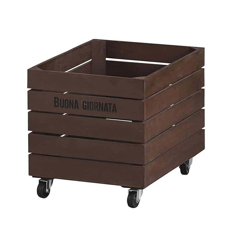 アビテ ボナブル・コンテナカート ブラウン WEY-001-BR 1個（ご注文単位1個）【直送品】