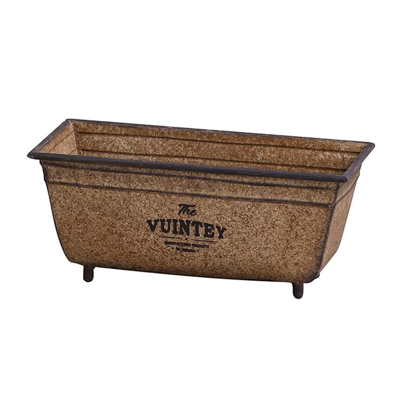 アビテ ヴィンティー・フットプランター ブラウン WOA-904-BR 1個（ご注文単位1個）【直送品】