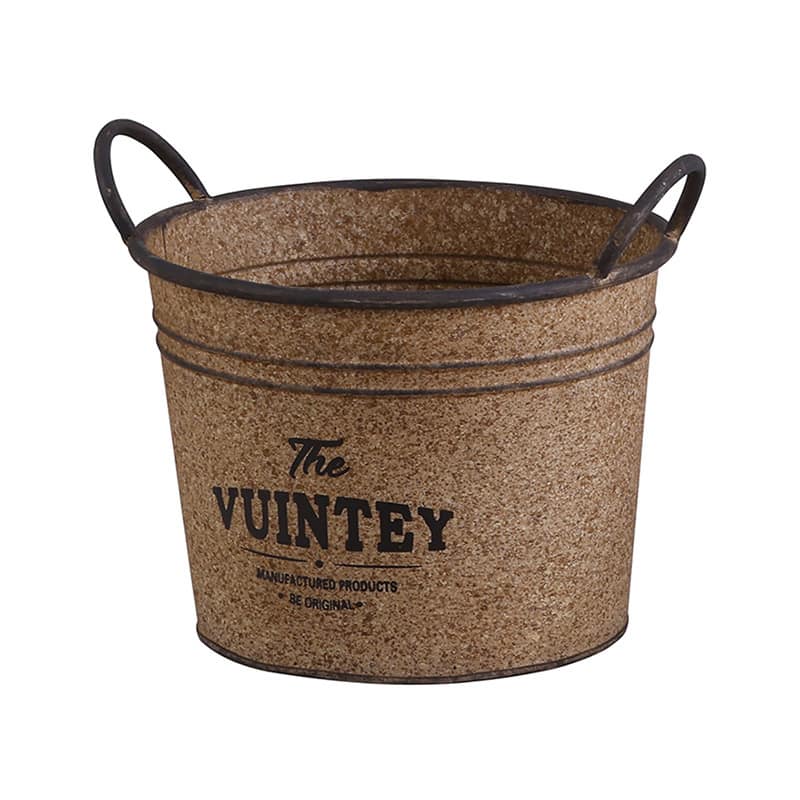 アビテ ヴィンティー・ラウンドカン ブラウン WOA-906-BR 1個（ご注文単位1個）【直送品】