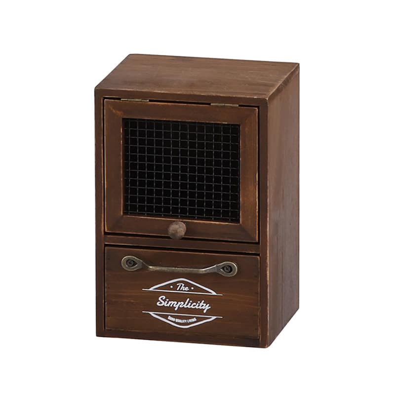 アビテ ボワシー・キャビネット ブラウン YA-901-BR 1個（ご注文単位1個）【直送品】