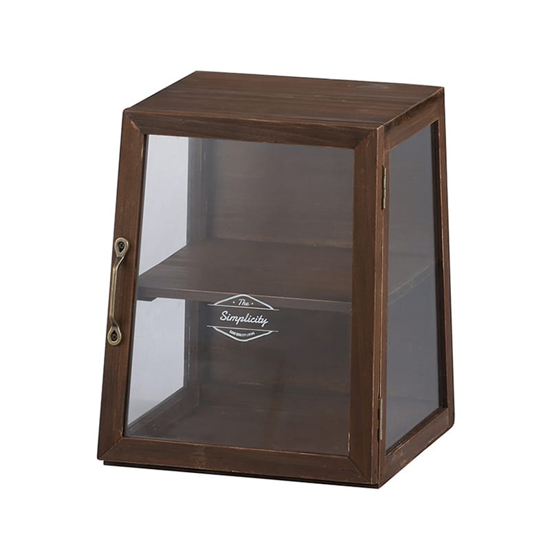 アビテ ボワシー・ガラスケース ブラウン YA-904-BR 1個（ご注文単位1個）【直送品】
