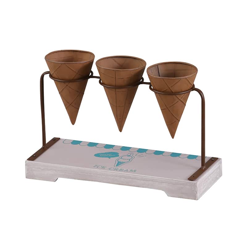 アビテ アイスクリーム・フラワーポット L ピンク WEY-302-PK 1個（ご注文単位1個）【直送品】