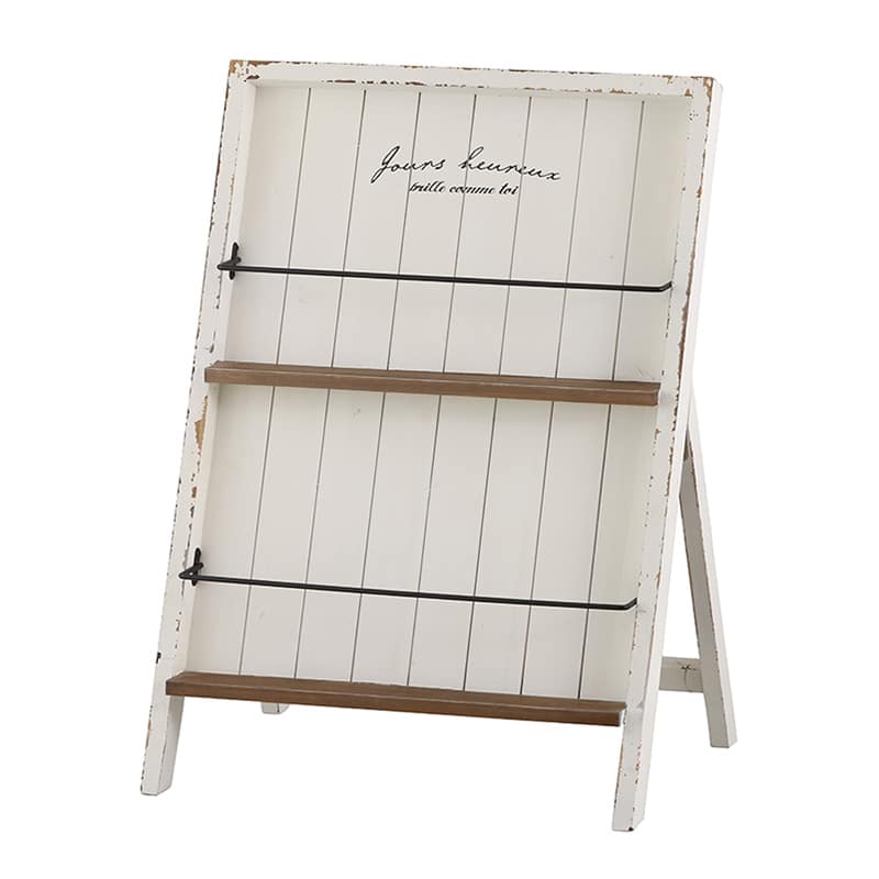 アビテ ラルモニ・マガジンスタンド ホワイト YXA-008-WH 1個(ご注文単位1個)【直送品】