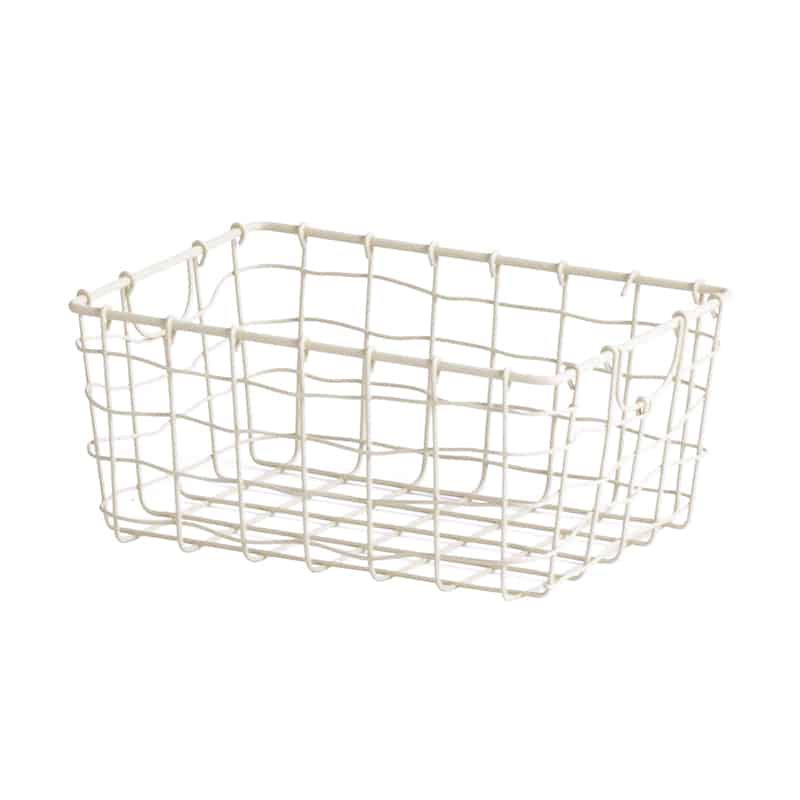 アビテ スウェル・スクエアバスケット L アイボリー ZK-705-IV 1個（ご注文単位1個）【直送品】