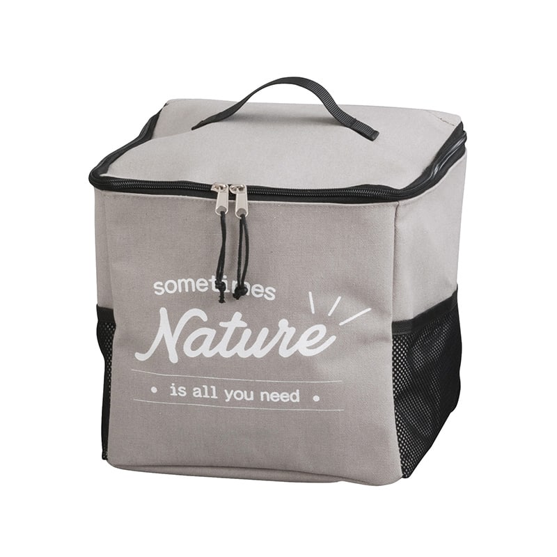 アビテ ナチュレル・ストレージバッグ L グレー FL-602-GY 1個（ご注文単位1個）【直送品】