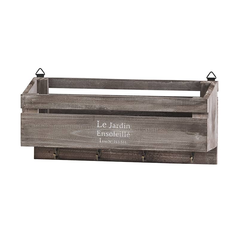 アビテ アルブティク・ウォールシェルフ ブラウン WEY-801-BR 1個（ご注文単位1個）【直送品】