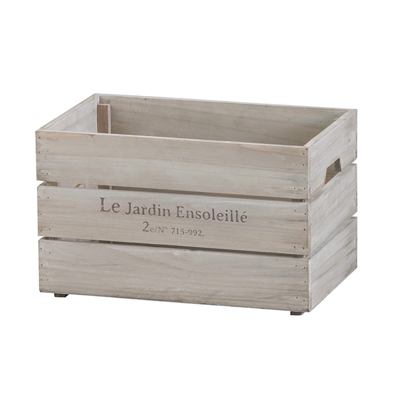 アビテ アルブティク・スタッキングボックス L グレー WEY-803-GY 1個（ご注文単位1個）【直送品】