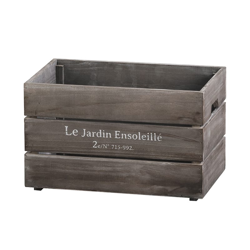 アビテ アルブティク・スタッキングボックス L ブラウン WEY-803-BR 1個（ご注文単位1個）【直送品】