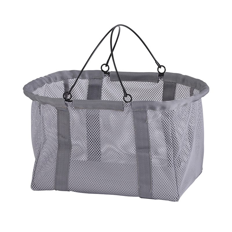 アビテ ファブリック・メッシュハ゛スケット L グレー FL-702-GY 1個（ご注文単位1個）【直送品】