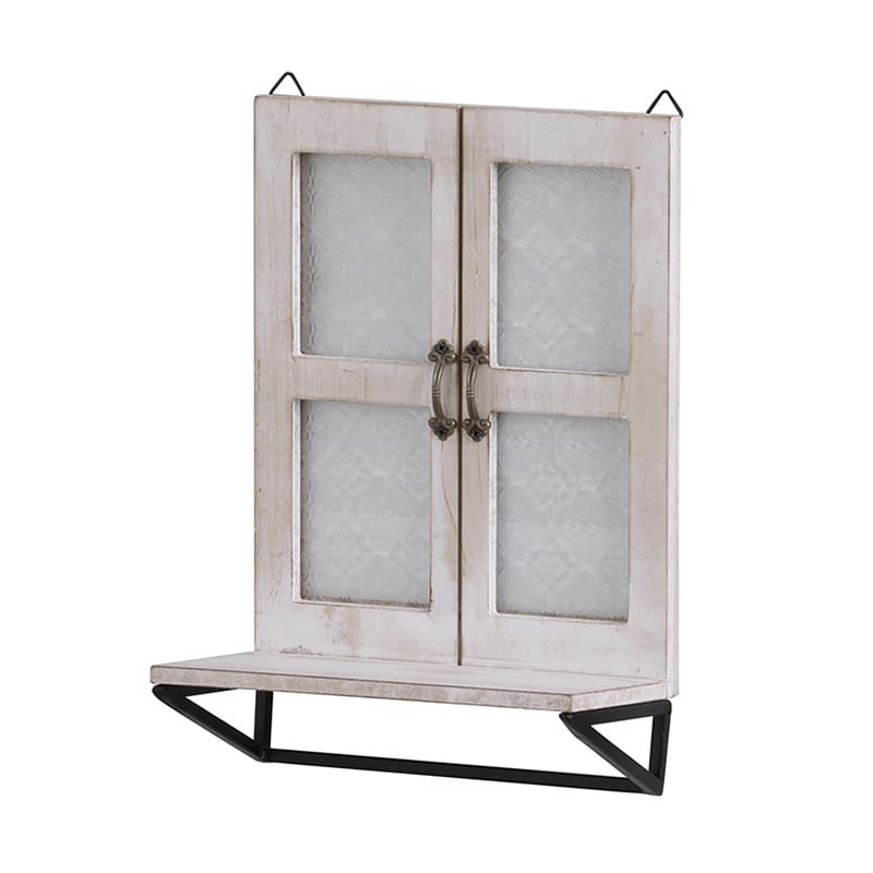 アビテ フローラ・ウォールシェルフ ホワイト MC-103-WH 1個（ご注文単位1個）【直送品】